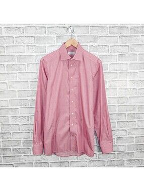 ETON Contemporary Button up Dress shirt Pink striped cotton